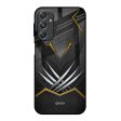 Black Warrior Glass Case for Samsung Galaxy M34 5G Online Hot Sale