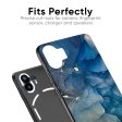 Blue Cool Marble Glass Case for Nothing Phone 2a Plus Hot on Sale