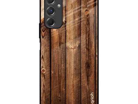 Timber Printed Glass Case for Samsung Galaxy F34 5G For Cheap