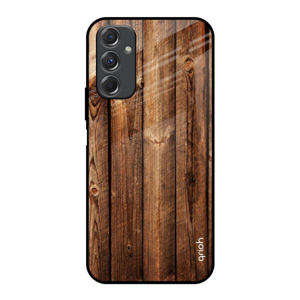 Timber Printed Glass Case for Samsung Galaxy F34 5G For Cheap