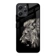 Brave Lion Glass Case for Redmi 12 For Sale