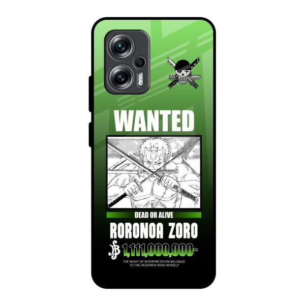 Zoro Wanted Glass Case for Redmi K50i 5G Sale