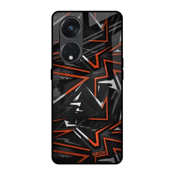 Vector Art Glass Case for Oppo Reno8T 5G Online