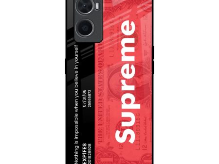 Supreme Ticket Glass Case for Oppo A96 Discount