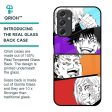 Anime Sketch Glass Case for Samsung Galaxy F34 5G Fashion