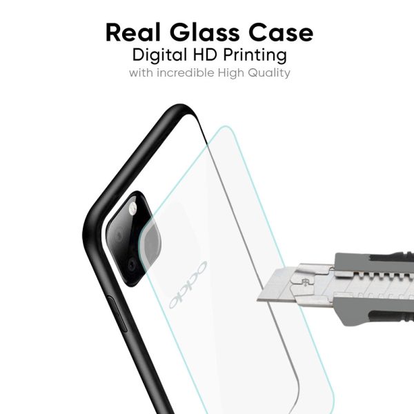 Arctic White Glass Case for Oppo Reno8T 5G Online now