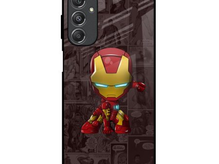 Angry Baby Super Hero Glass Case for Samsung Galaxy M34 5G For Sale