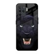 Angry Black Leopard Glass Case for Oppo F19 Pro For Discount