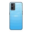 Wavy Blue Pattern Glass Case for Oppo A36 For Cheap