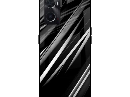 Black & Grey Gradient Glass Case For Oppo A36 Supply