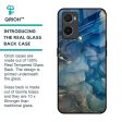 Blue Cool Marble Glass Case for Oppo A96 Cheap