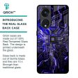 Techno Color Pattern Glass Case For Oppo Reno8T 5G For Cheap