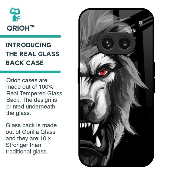 Wild Lion Glass Case for Nothing Phone 2a 5G Hot on Sale