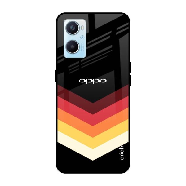 Abstract Arrow Pattern Glass Case For Oppo A96 For Discount