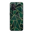 Abstract Green Glass Case For Oppo A36 Hot on Sale