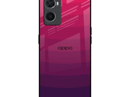 Wavy Pink Pattern Glass Case for Oppo A96 Online now