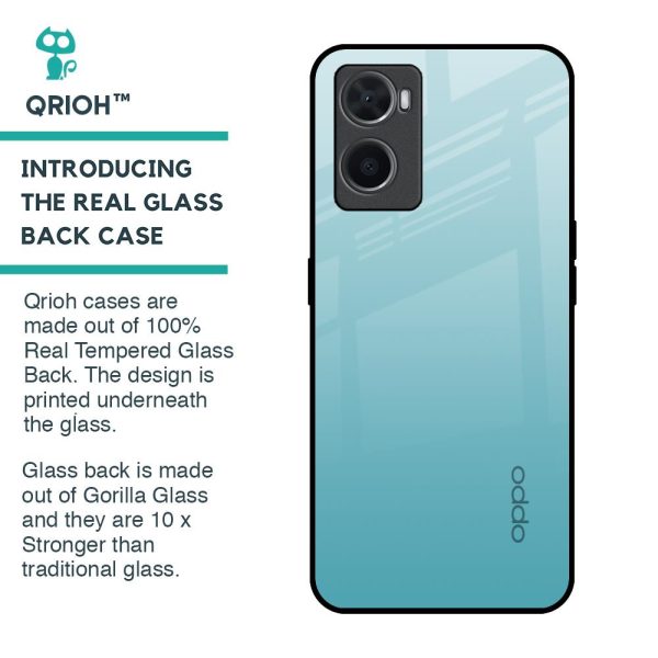 Arctic Blue Glass Case For Oppo A76 Cheap