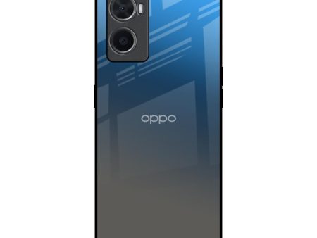 Blue Grey Ombre Glass Case for Oppo A36 For Discount