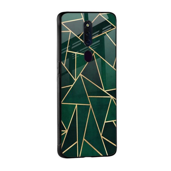 Abstract Green Glass Case For Oppo A36 Hot on Sale