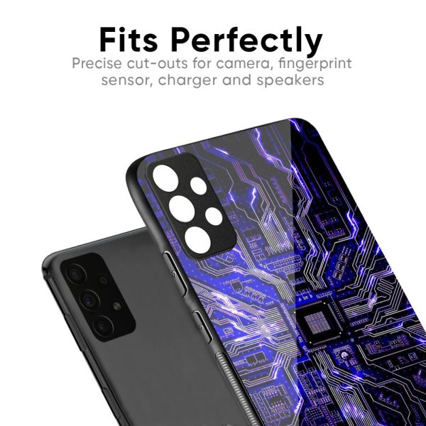 Techno Color Pattern Glass Case For Oppo A76 Sale