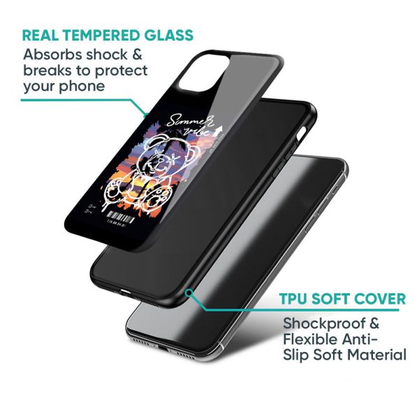 Summer Vibe Glass Case for Oppo A36 For Discount