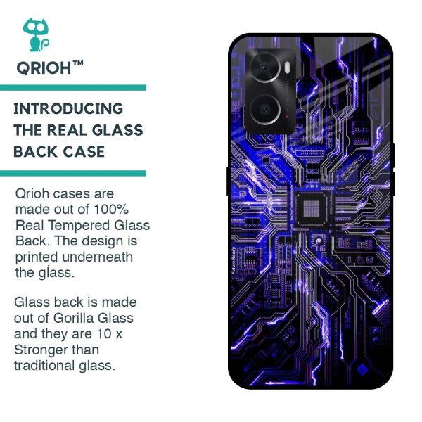 Techno Color Pattern Glass Case For Oppo A36 For Cheap