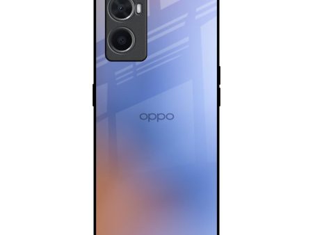 Blue Aura Glass Case for Oppo A96 Sale