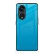 Blue Aqua Glass Case for Oppo Reno8T 5G For Discount