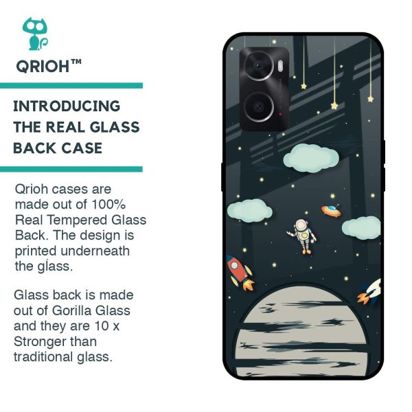 Astronaut Dream Glass Case For Oppo A36 Hot on Sale