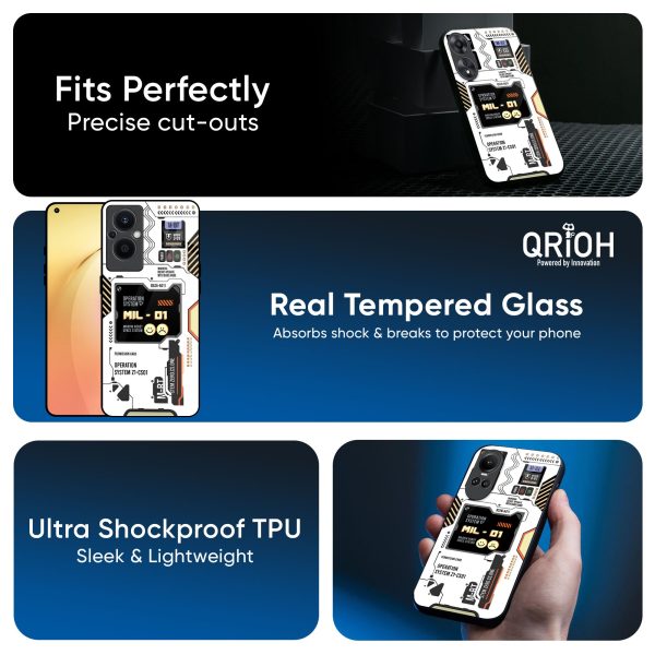 Tech Display Glass Case for Oppo A36 Supply