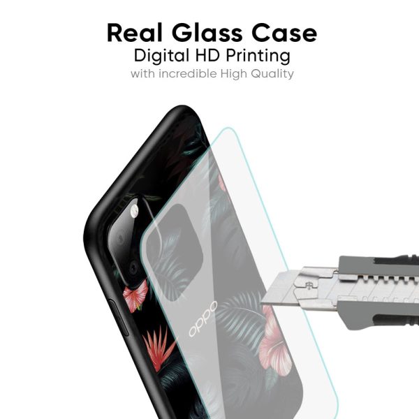 Tropical Art Flower Glass Case for Oppo Reno8T 5G Online Hot Sale