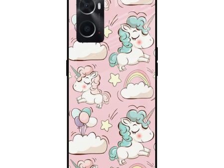 Balloon Unicorn Glass case for Oppo A36 on Sale