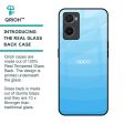 Wavy Blue Pattern Glass Case for Oppo A96 For Discount