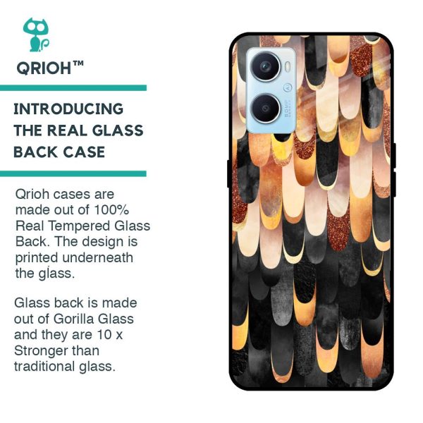 Bronze Abstract Glass Case for Oppo A96 For Discount