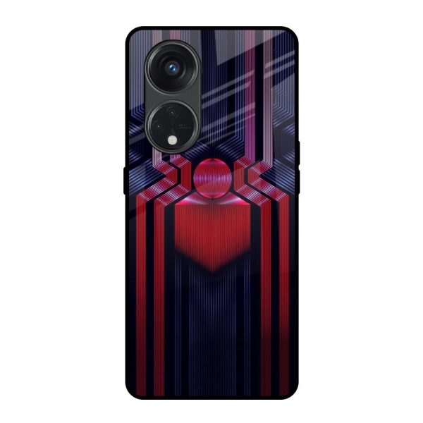 Super Art Logo Glass Case For Oppo Reno8T 5G Discount