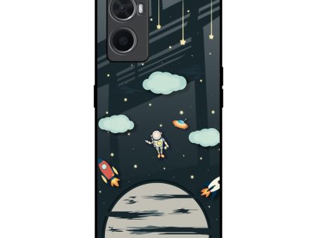 Astronaut Dream Glass Case For Oppo A76 Hot on Sale