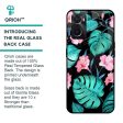 Tropical Leaves & Pink Flowers Glass case for Oppo A36 Online now