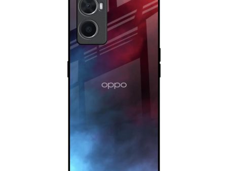 Smokey Watercolor Glass Case for Oppo A36 For Sale