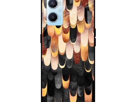 Bronze Abstract Glass Case for Oppo A96 For Discount